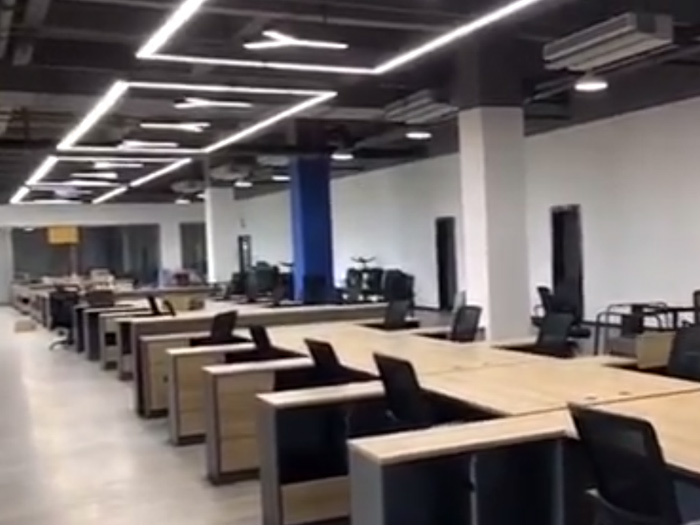 办公室装修施工视频