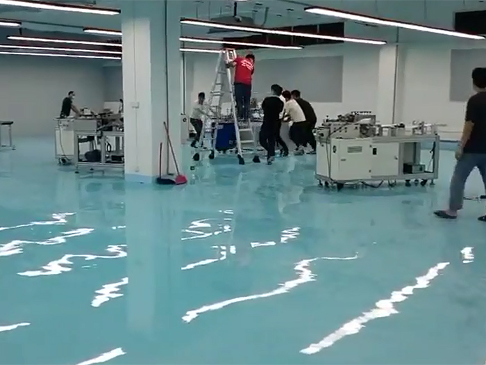 无尘车间装修施工视频